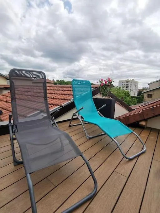4 Pieces Centre-Ville Bourg-En-Bresse Apartman